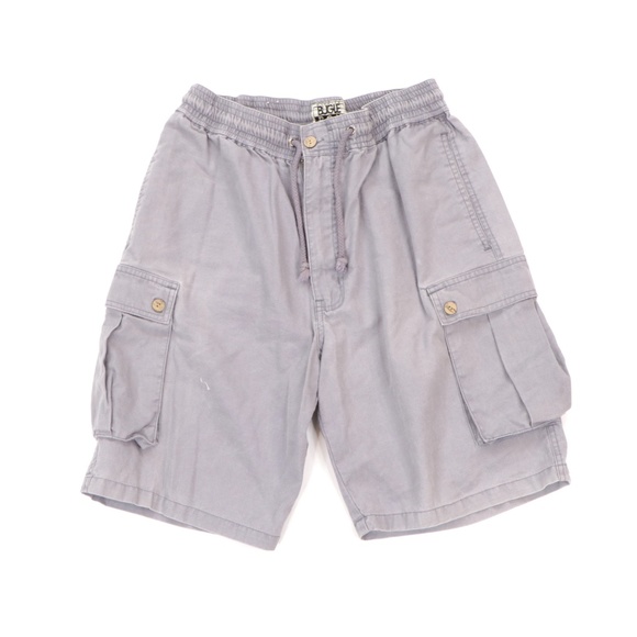 Bugle Boy Shorts Vintage 9s Bugle Boy Streetwear Cargo Shorts Gray
